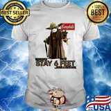 Master yoda mask campbell soup company please remember stay 6 feet have a nice day shirt