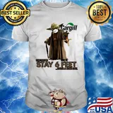 Master yoda mask cargill please remember stay 6 feet have a nice day jesus shirt
