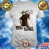 Master yoda mask cisco please remember stay 6 feet have a nice day jesus shirt