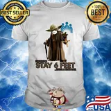Master yoda mask kaiser permanente please remember stay 6 feet have a nice day jesus shirt