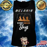Melanin friends every shade slays black girl s Tank top