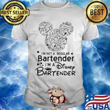 Mickey mouse I'm not a regular bartender I'm a disney bartender shirt