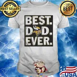 Minnesota vikings best dad ever happy father's day shirt