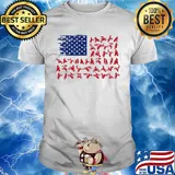 Motocross American flag veteran Independence Day shirt