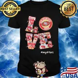 My love san francisco 49ers team players signatures shirt