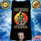 Ne sous-estimez jamais un vieil homme qui est aussi un pompier s Tank top