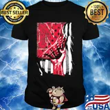 Nebraska cornhuskers american flag independence day father's day shirt