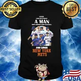 Never underestimate a man who understands baseball and loves new york mets baseball shirt