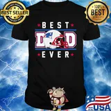 New england patriots best dad ever happy father's day stars shirt