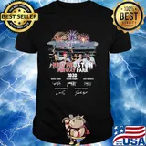 Nkotboston fenway park 2020 signatures firework shirt