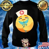 Nurse icon hug caduceus symbol s Sweater