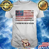 Nurse united we must stand american flag independence day shirt