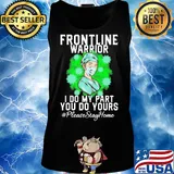 Nurse wear mask frontline warrior i do my part you do yours please stay home coronavirus s Tank top