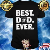 Oakland raiders best dad ever happy father's day shirt
