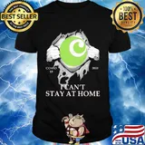 Ocado covid-19 2020 i can’t stay at home hand shirt