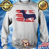 Official dachshund flag vintage s Sweater