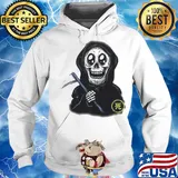 Official death black skull s Hoodie