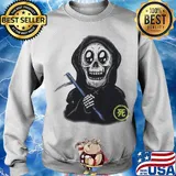 Official death black skull s Sweater