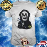 Official death black skull shirt