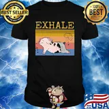 Official Exhale pig vintage shirt