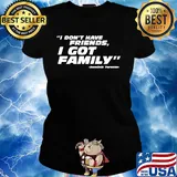 Official I don't have friends I got family dominic toretto s Ladies tee
