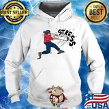 Official man weed stress s Hoodie