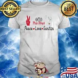 Pep boys peace love sanitize covid-19 shirt