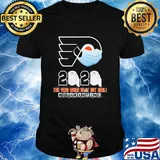 Philadelphia flyers mask 2020 the year when shit got real quarantine toilet paper shirt