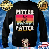 Pitter patter let's get at 'er dog vintage s Sweater