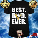 Pittsburgh penguins best dad ever happy father's day shirt