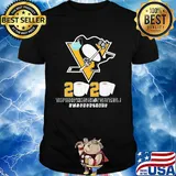 Pittsburgh penguins hockey 2020 the year when shit got real quarantined toilet paper mask covid-19 shirt