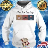 Plan for the day coffee snowmobile wine s Hoodie