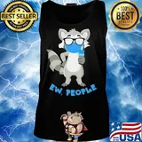 Raccoon mask wash your hand ew people s Tank top