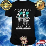 Rad tech 2020 Covid-19 Quarantined Skellington mask shirt