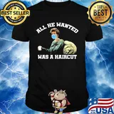 Rambo mask all he wanted was a haircut shirt