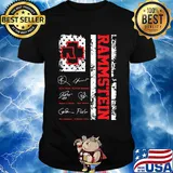 Rammstein signature American flag veteran Independence Day shirt