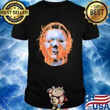 Rock rebel halloween ii michael myers flames shirt