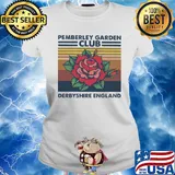 Rose pemberley garden club derbyshire england vintage s Ladies tee