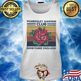 Rose pemberley garden club derbyshire england vintage s Tank top