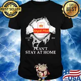 Royal mail covid-19 2020 i can’t stay at home hand shirt