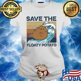 Save the floaty potato vintage s Ladies tee