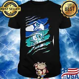 Seattle seahawks and seattle mariners football shirt