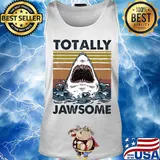 Shark totally jawsome vintage s Tank top