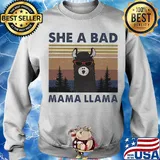 She a bad mama llama vintage s Sweater