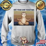 Sloth get your shit together vintage s Sweater
