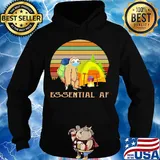 Sloth wear mask camping essential af vintage covid-19 s Hoodie