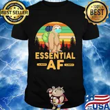 Sloth wear mask essential af vintage covid-19 shirt