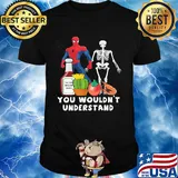 Spider man skeleton you wouldn't understand shirt