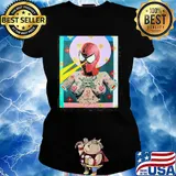 Spiderman Sinner Framed Print by Tyler Tilley for Inked Shirt Ladies tee
