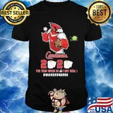 St. Louis cardinals baseball 2020 the year when shit got real quarantined toilet paper mask coronavirus shirt
